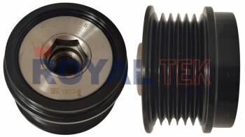 POLEA ALTERNADOR ROYALTEK JEEP GRAND CHEROKEE 3.6 V6 / CHEROKEE III 3.7 V6 / DIAMETRO INTERNO 52 / DIAMETRO EXTERNO 57 / ALTURA 38.7 / 6 CANALES --- OEM 05184692AB 5690